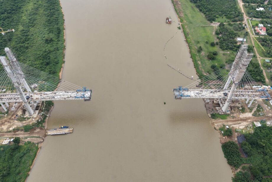 Ponte da Rota Bioceânica deve ligar Brasil e Paraguai em maio deste ano  