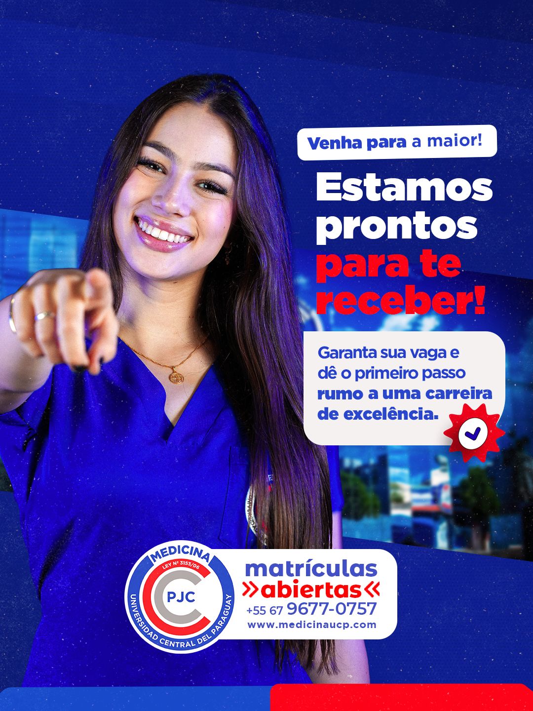 Medicina 2026.1 na UCP de Pedro Juan tem últimas vagas para futuros médicos