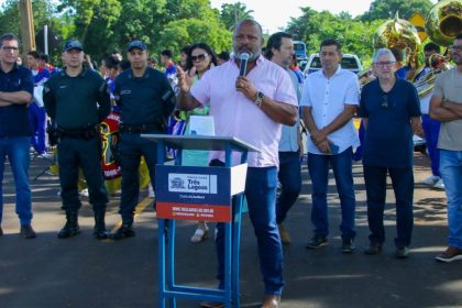 Prefeitura de Três Lagoas inaugura primeira etapa da pavimentação da Rua Urias Ribeiro e acesso ao Montanini