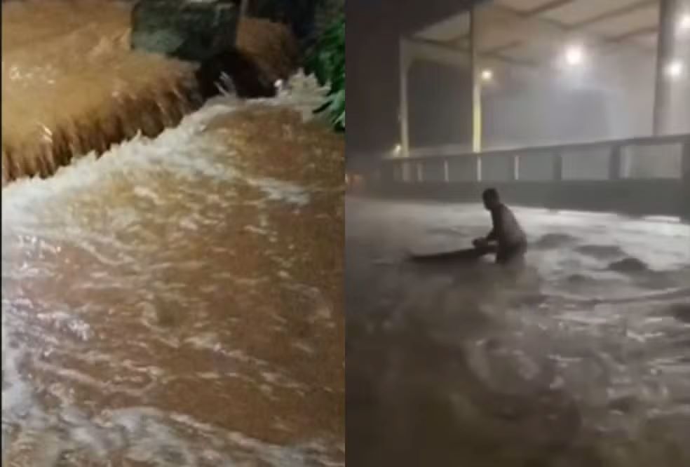 Corumbá enfrenta o maior temporal em 14 anos e pode decretar emergência