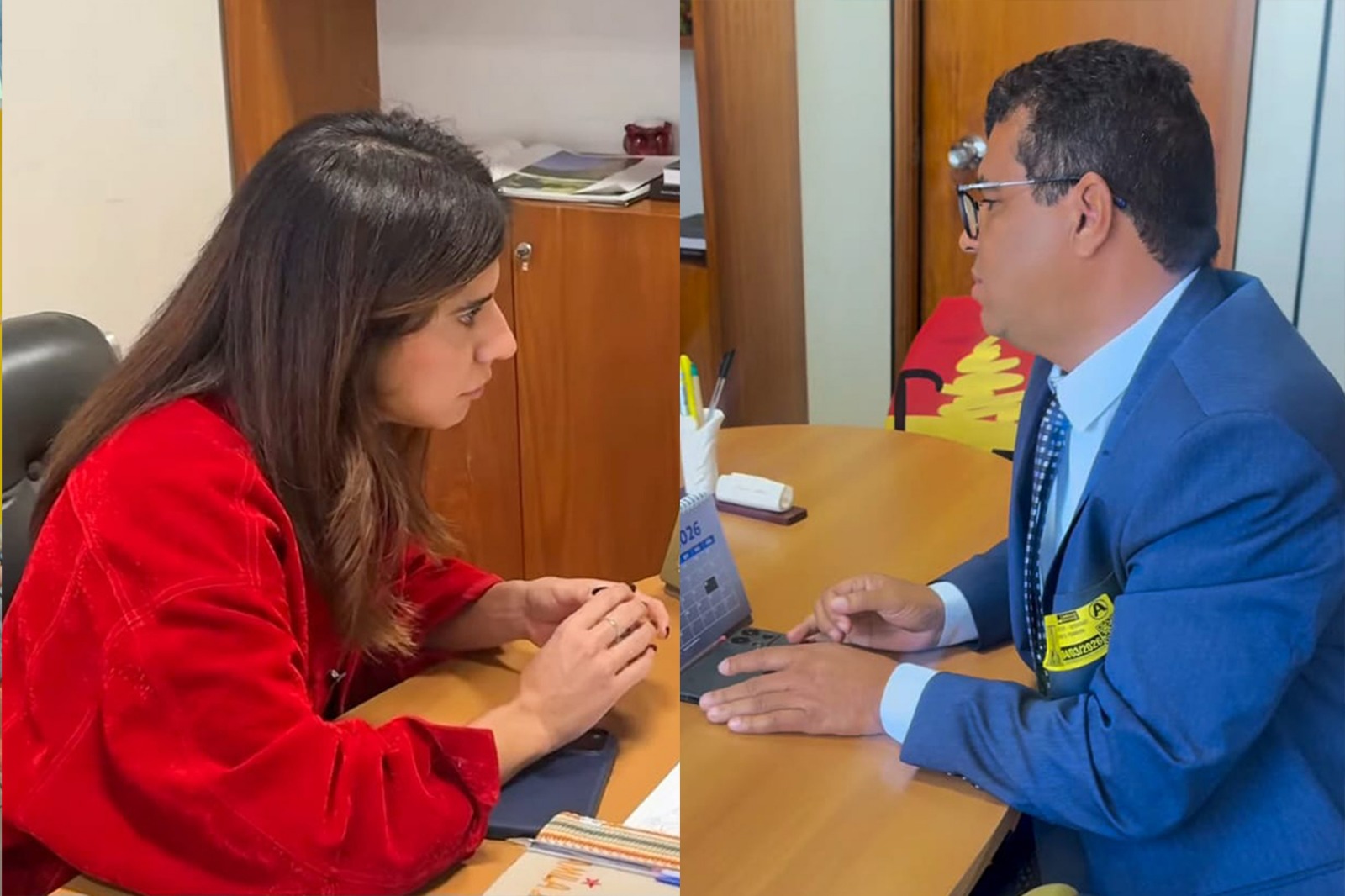 Em Brasília, Jaime se reúne com a deputada federal Camila Jara