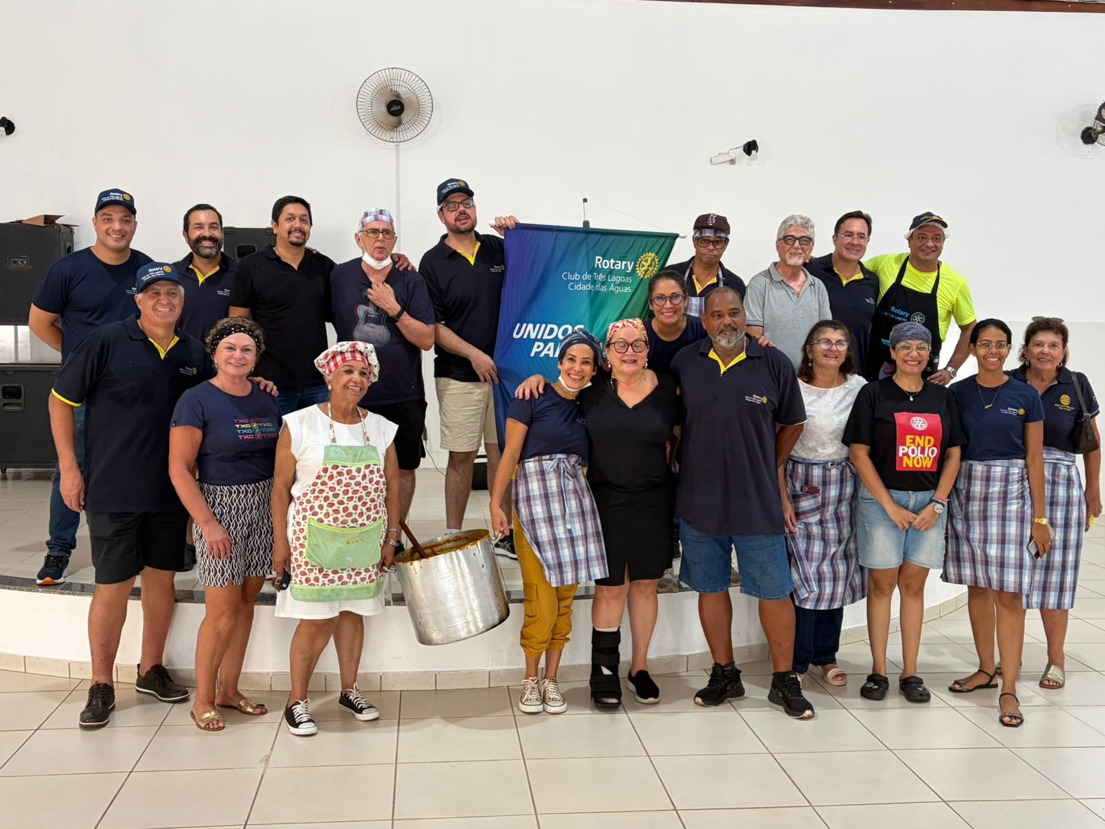 Rotary Club de Três Lagoas - Cidade das Águas realiza 2º Vatapá da Bazé e mobiliza voluntários em ação solidária