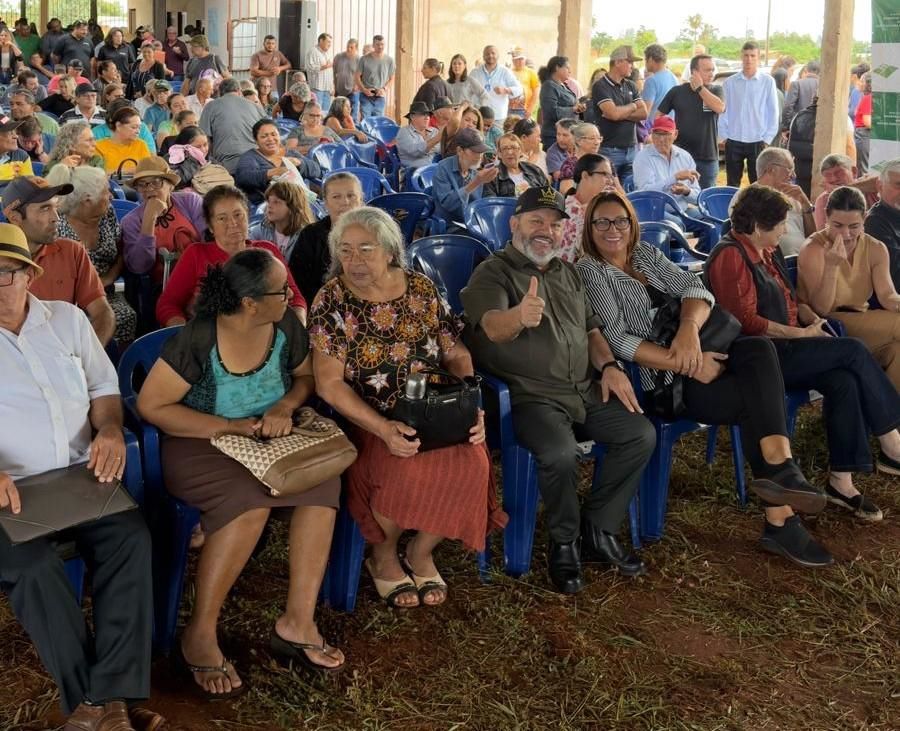 Entrega de títulos em Sidrolândia fortalece reforma  agrária e consolida articulação política em MS