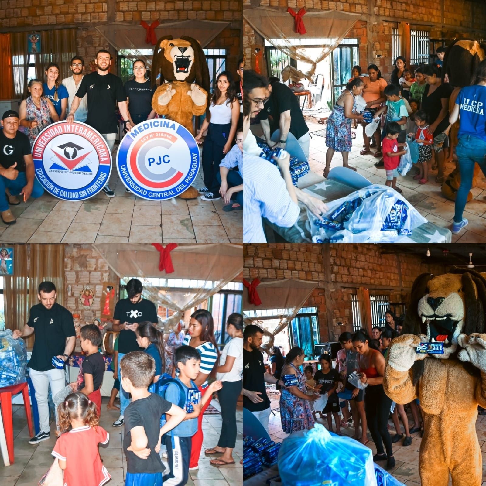 UCP e Interamericana entregam doações  de 'Trote Solidário' a centenas de crianças 