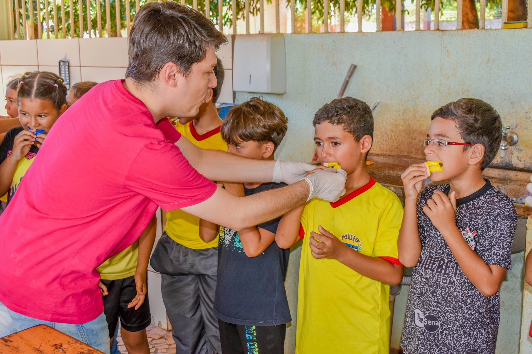 Escola Nelson Duarte recebe ação de promoção e prevenção à saúde bucal