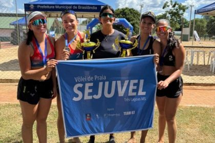 Atletas do Vôlei de Praia garantem primeiro e segundo lugar em torneio de Brasilândia