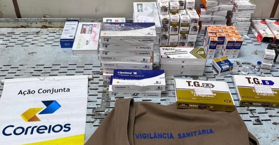 Operação apreende quase 1 tonelada de emagrecedores irregulares avaliados em R$ 10 milhões