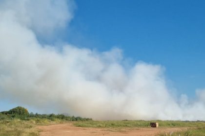 Incêndio interrompe recebimento de material no Buracão do Jupiá