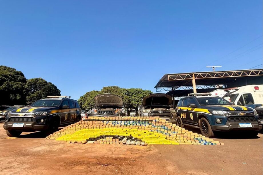 PRF apreende 591 Kg de cocaína em "Cavalo Doido" na Capital  