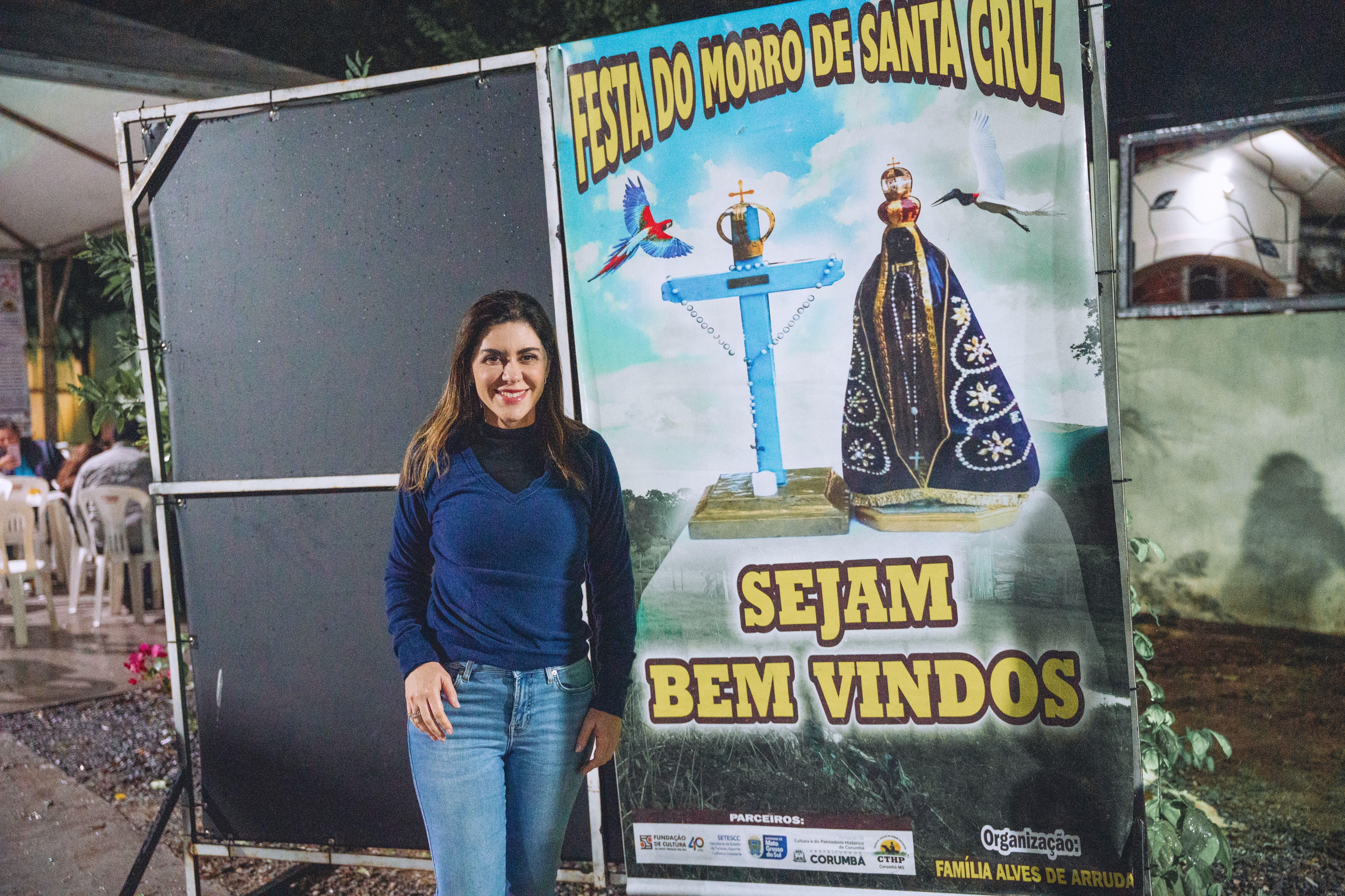 “Tradição é pertencimento”, diz Viviane Luiza durante 156ª Festa do Morro de Santa Cruz